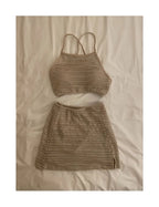 【Elegant and Sweet】Crochet Skirt Bikini 