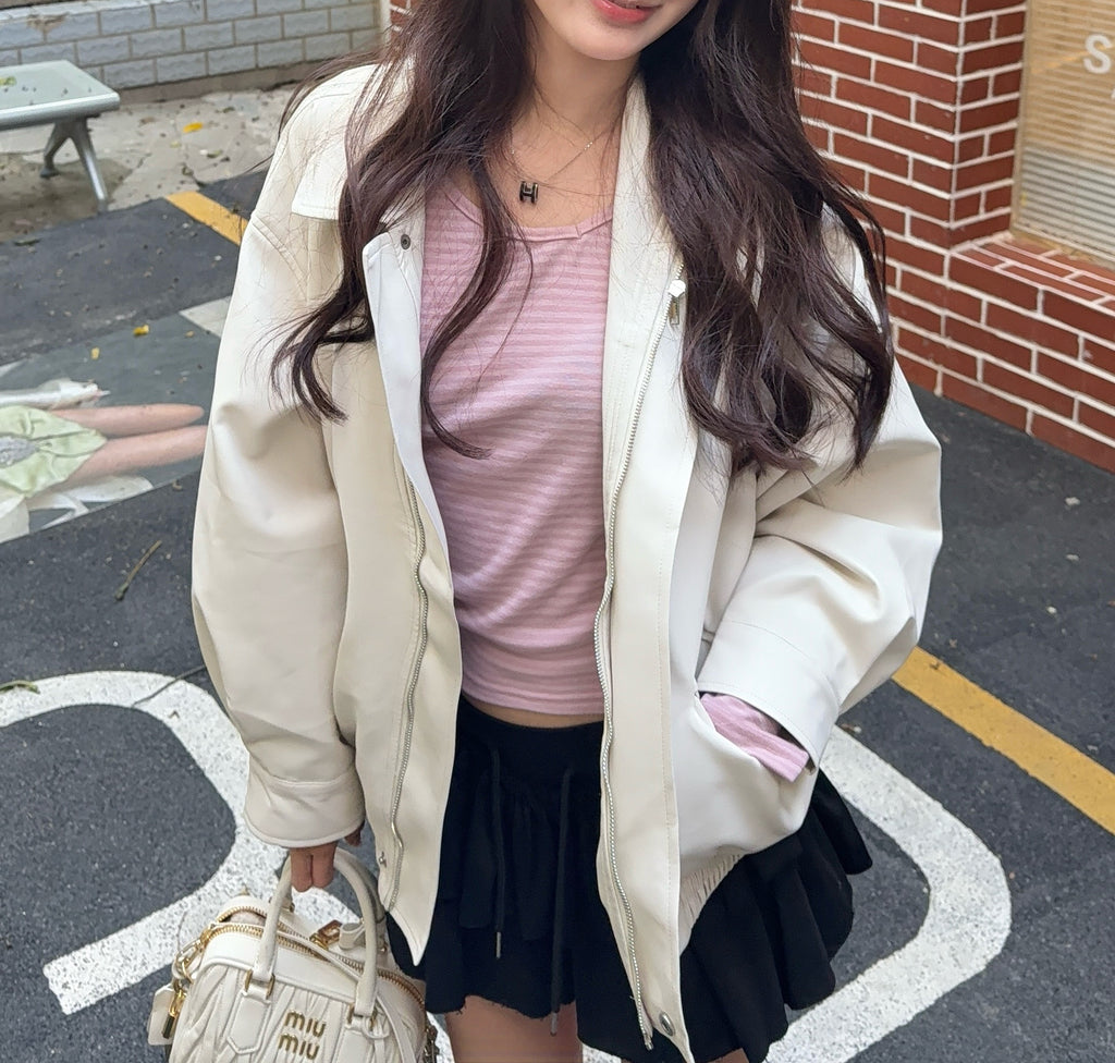 【🖤經典皮褸】Soft Casual Leather Jacket