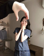 [Comfortable and Relaxed] Daily Stripe Tee