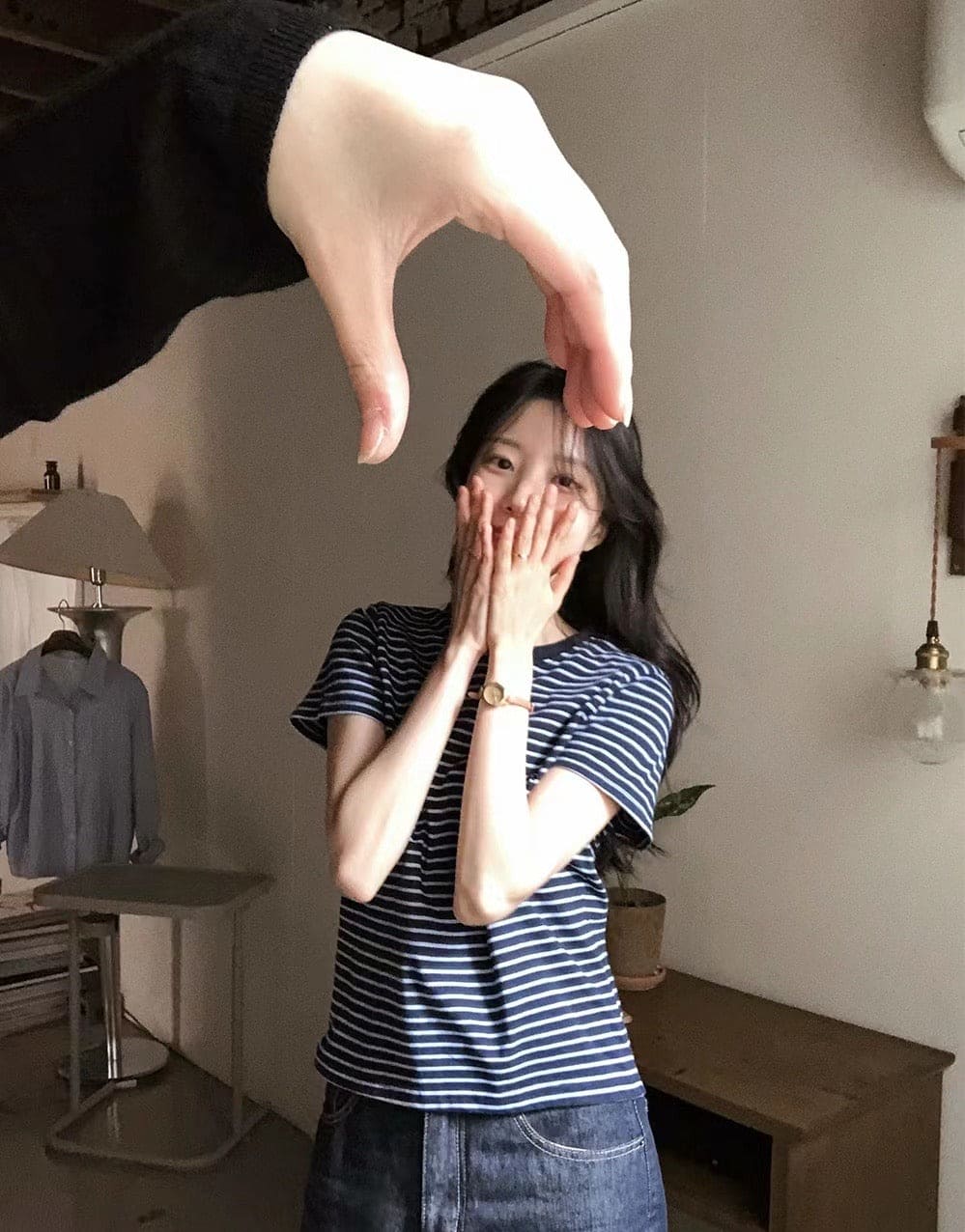 [Comfortable and Relaxed] Daily Stripe Tee