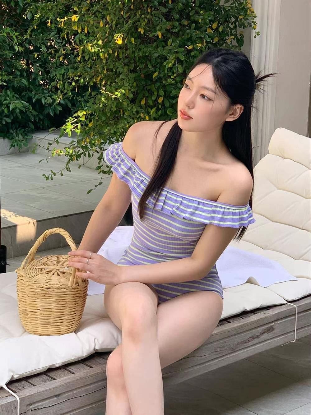 【💜Sweet Girl】 Ruffles Monokini 