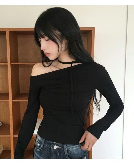 【🩶Easy and versatile】Ribbon Top 