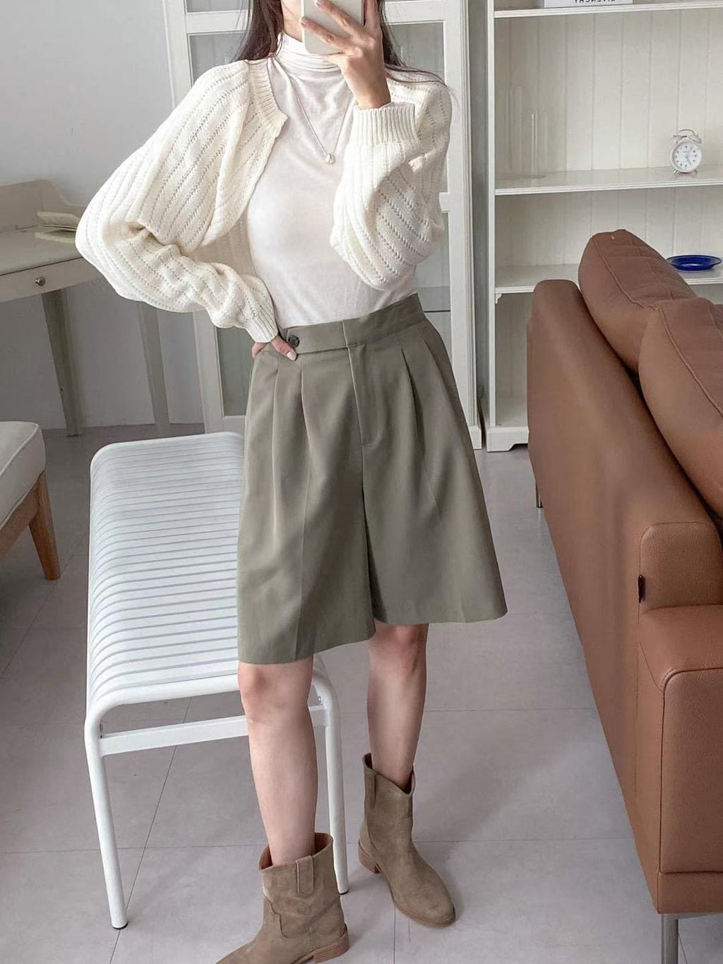 【Sweet and Cute】Lizzy Knit Bolero 