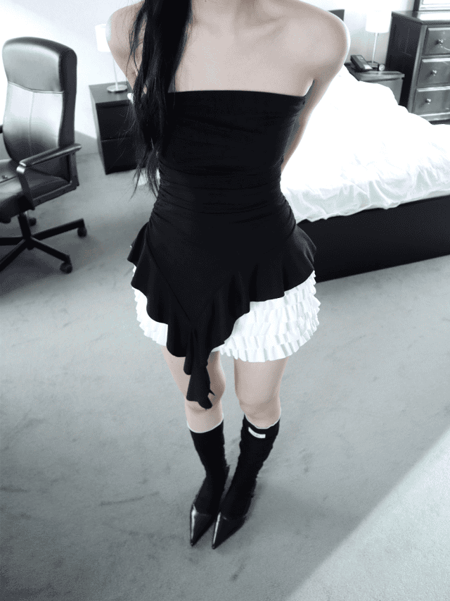 【📞Summer Sensibility】Ruffles Tube Top 