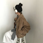 【🤎柔軟麂皮】Jumper Jacket