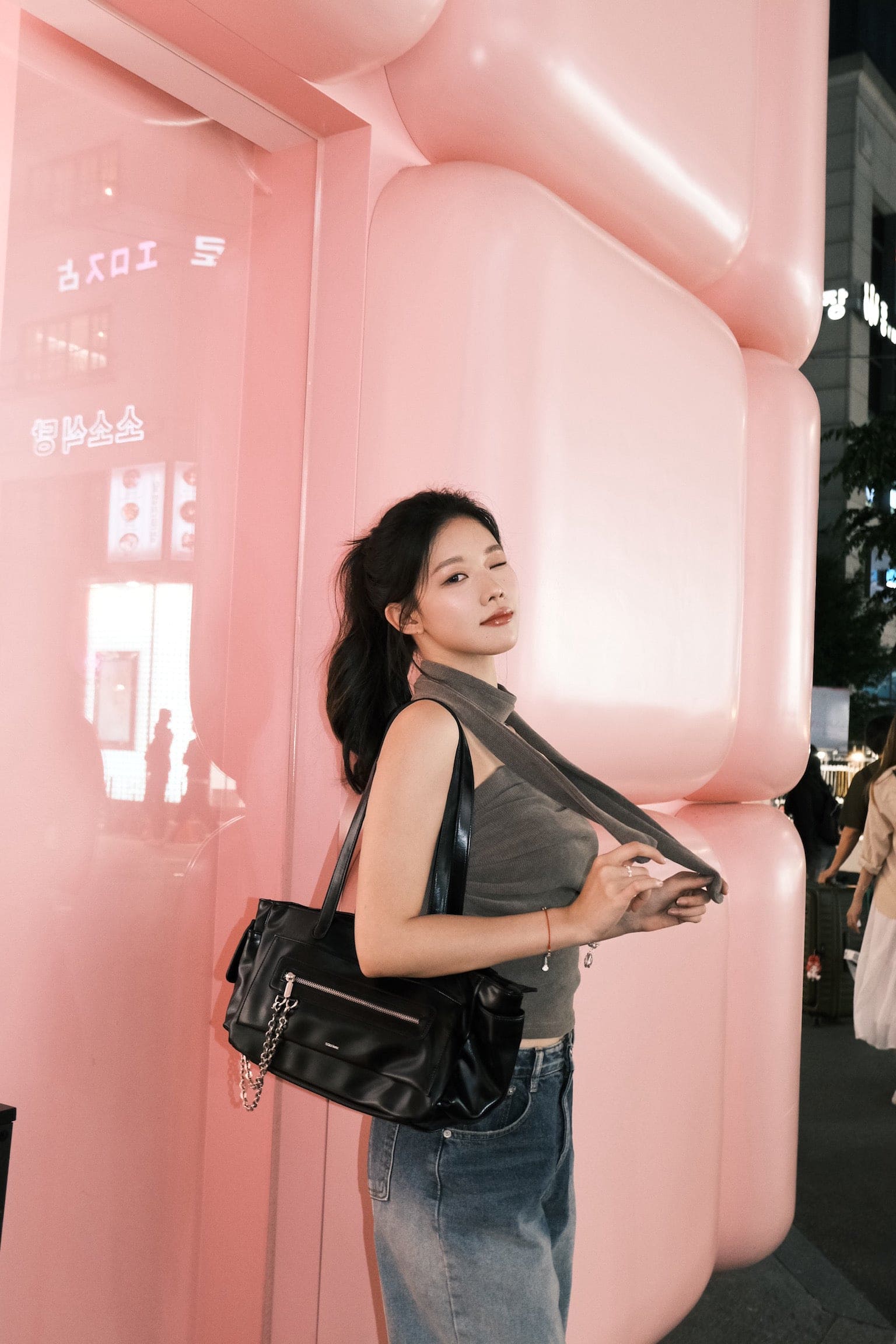 【y2k vibe】Serenity Scarf Top Set