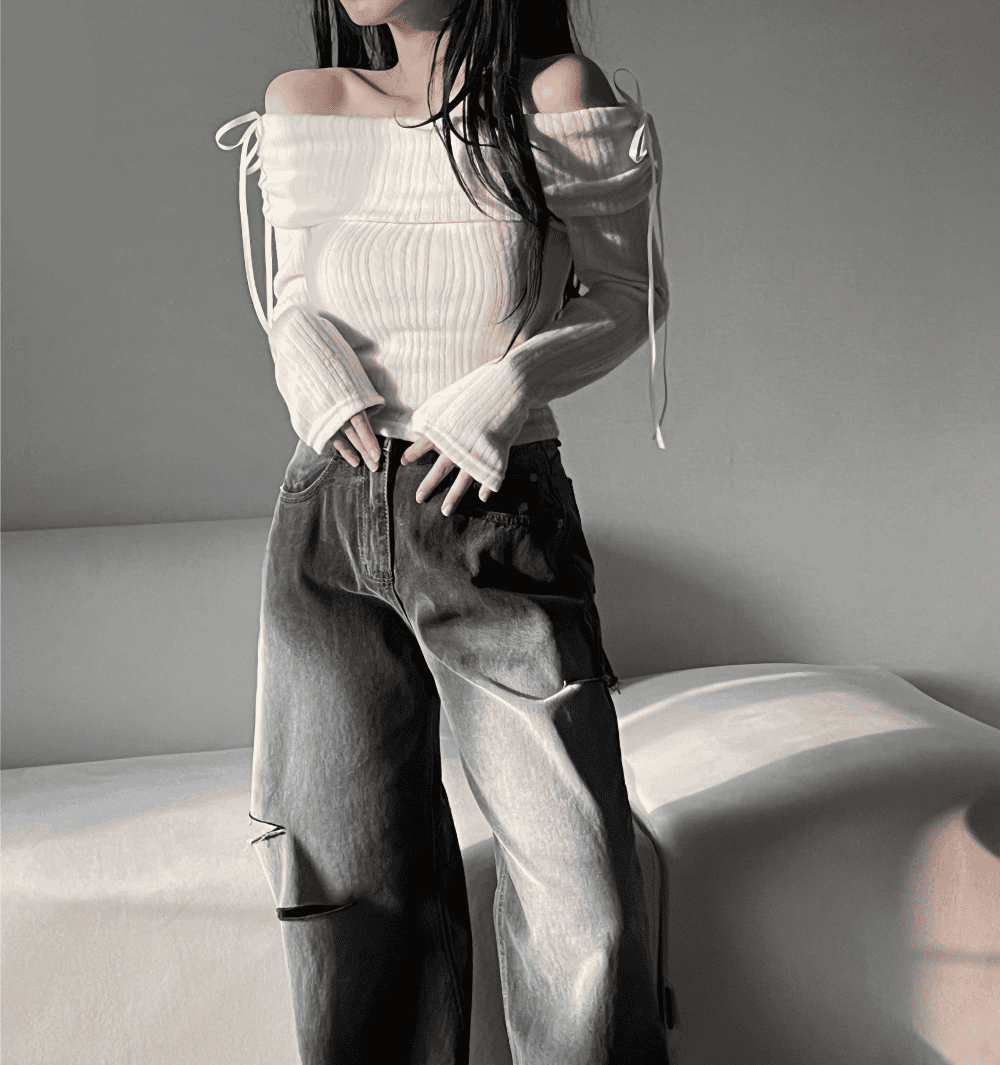 【🎀Early Spring Date】Double Ribbon Knit 