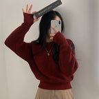 【🍷Christmas &amp; New Year PICK】Warmer Crop Knit 