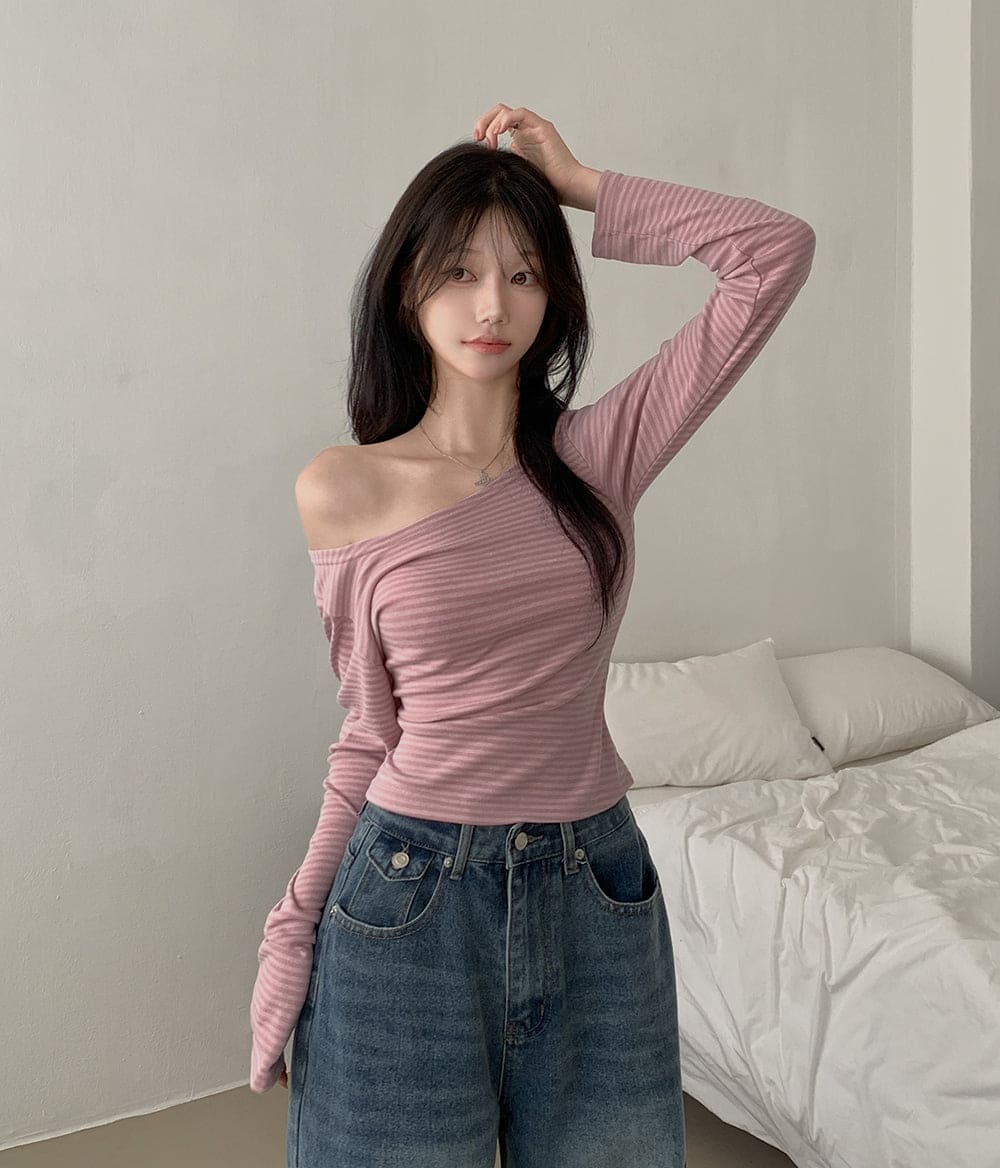 【💗for SNS】Moon Stripe Tee 