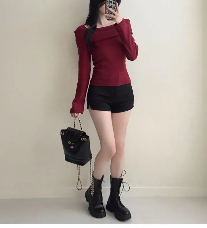 【🥂Date Picks】Square Fleece Top 