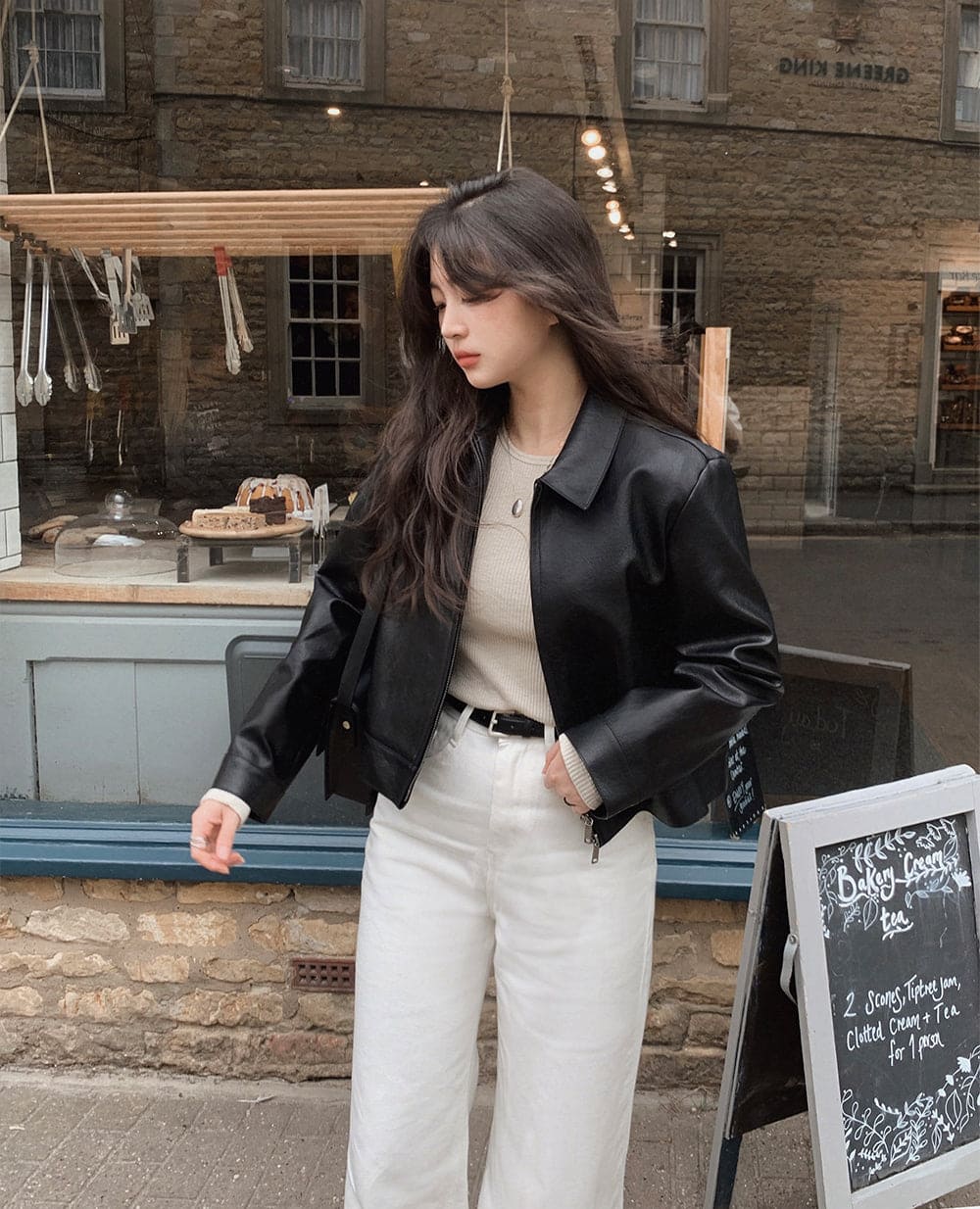 Korean-made! Slim Fit Knit Tee