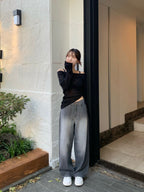 【🍂y2k autumn】Unbalanced Charm Knit 