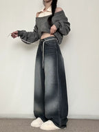 【Autumn/Winter ver.】String Balloon Wide Jeans 