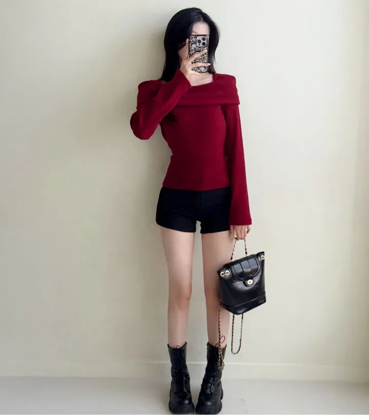 【🥂Date Picks】Square Fleece Top 