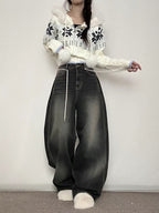 【Autumn/Winter ver.】String Balloon Wide Jeans 