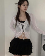 【🖤y2k vibe】Cancan Skirt 