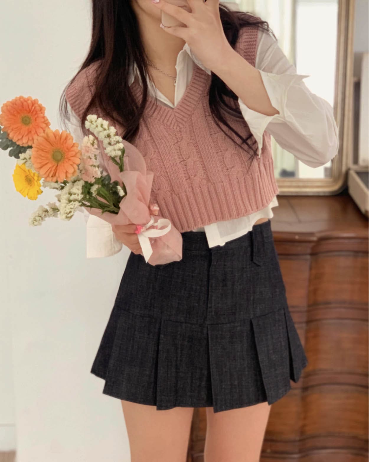 【🖤Trendy Y2K】Denim Skirt 