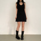 【Sweet and Girlish】Ruffled Dress Set