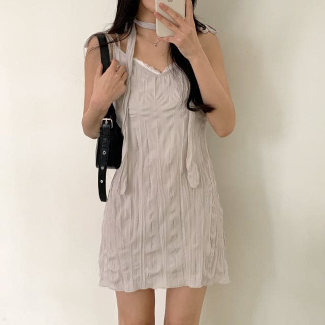 【Sweet and Girlish】Ruffled Dress Set