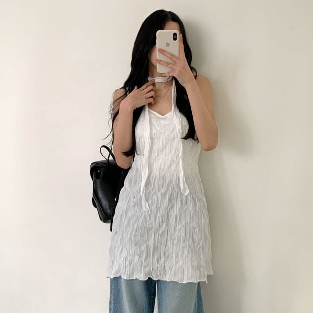【Sweet and Girlish】Ruffled Dress Set