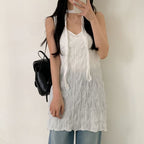 【Sweet and Girlish】Ruffled Dress Set