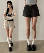 【顯瘦捲邊褲】Slim Fit Cuffed Shorts