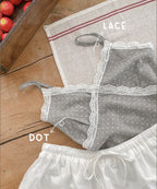 Mini Dot Lace Sleeveless