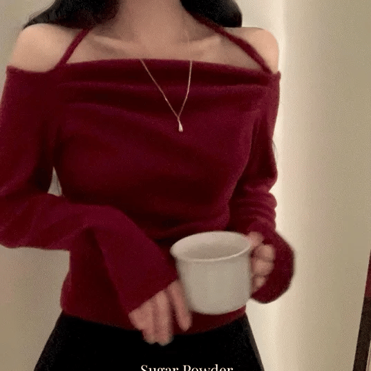 【🍷年末約會】Strap Drape Top