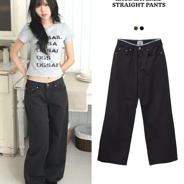 【OOTJ】Lingerie Lace Pants