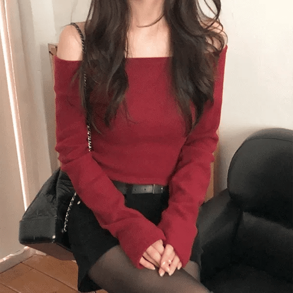 Snow Off Shoulder Top 