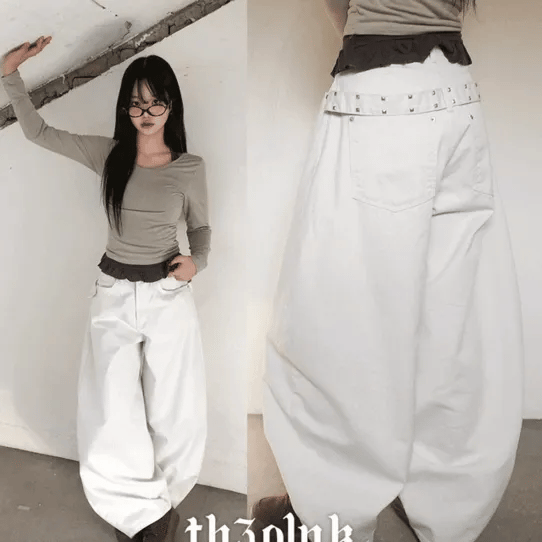 【彎刀神褲】Back Belt Pants