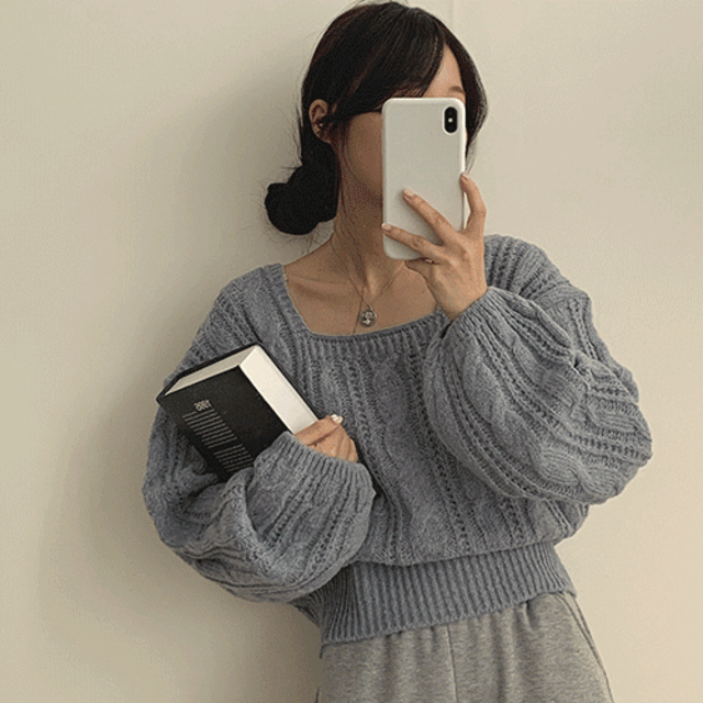 【🍷Christmas &amp; New Year PICK】Cable Square Knit 