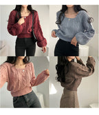 【🍷Christmas &amp; New Year PICK】Cable Square Knit 