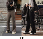 Korean website makes its own Soft Clean flared pants