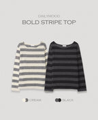 [Autumn/Winter Essential] Bold Stripe Knitwear 