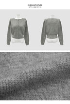 【🩶Daily】Label Cardigan 