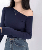 Slide Off Shoulder Top 