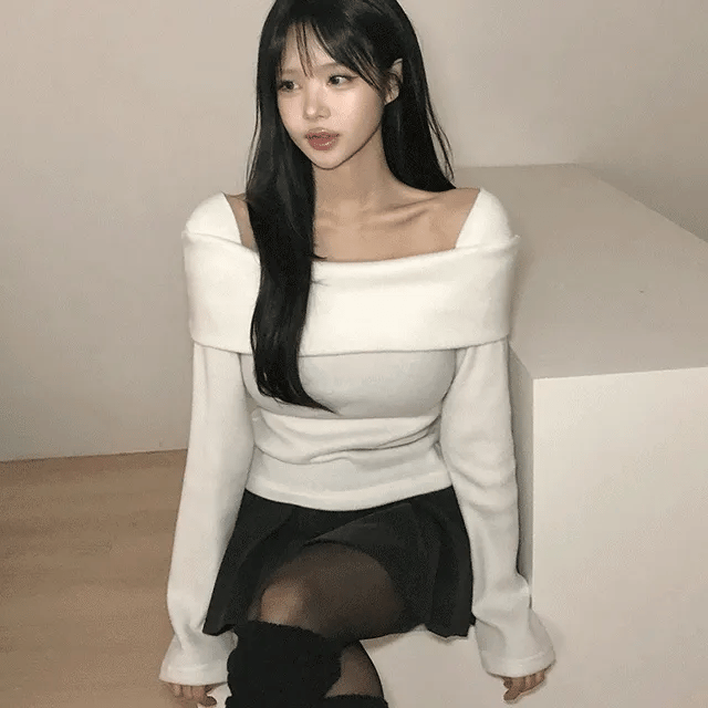 【🥂Date Picks】Square Fleece Top 