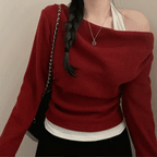 【溫暖疊穿】Halter Brushed Top