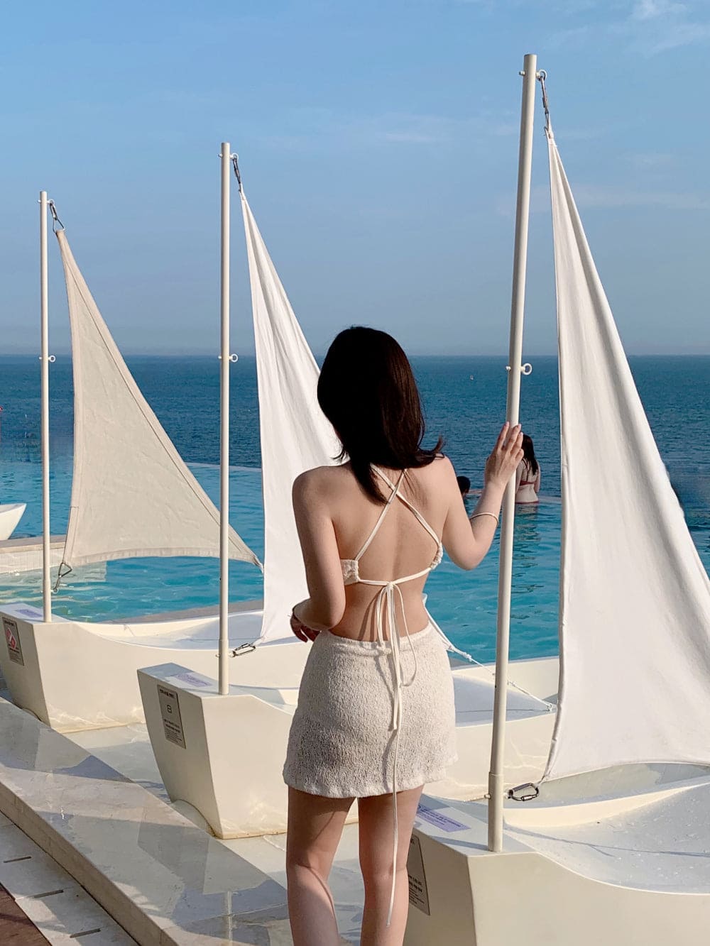 【Elegant and Sweet】Ballet Skirt Bikini 