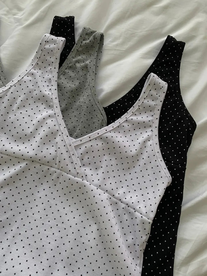 Dot Layered Sleeveless