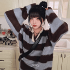 【🎅🏻情侶裝】Stripe Rugby Knitwear