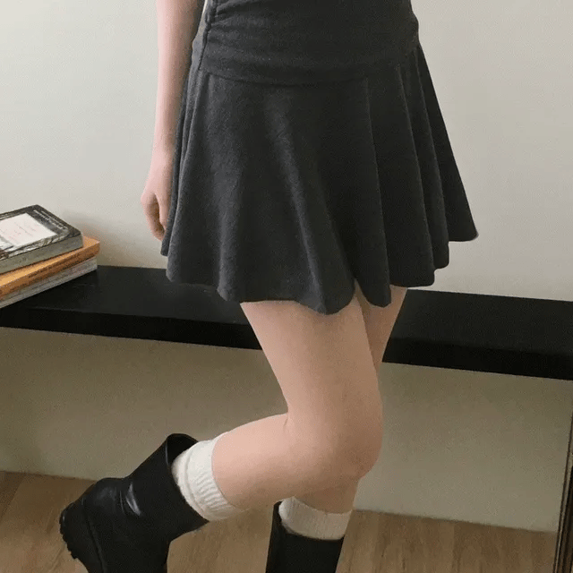【百搭裙褲】Shirring Mini Skirt