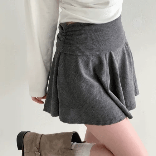 【百搭裙褲】Shirring Mini Skirt