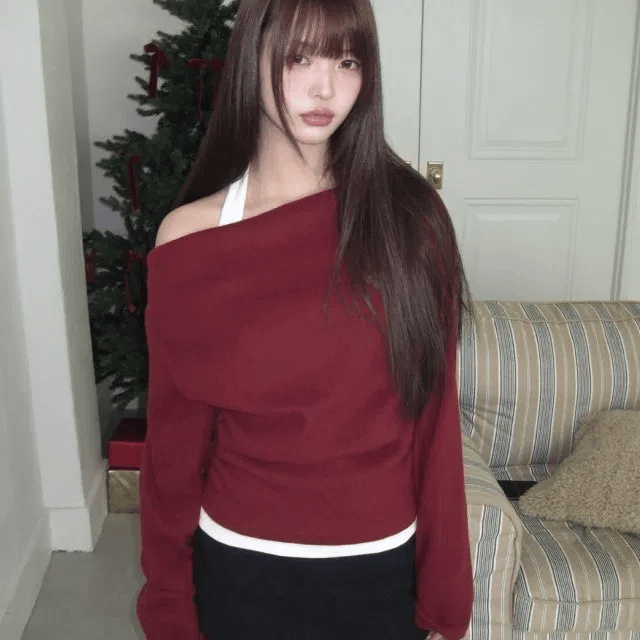 【溫暖疊穿】Halter Brushed Top