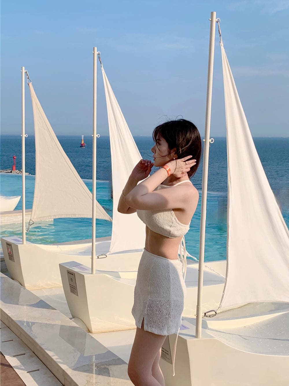 【Elegant and Sweet】Ballet Skirt Bikini 