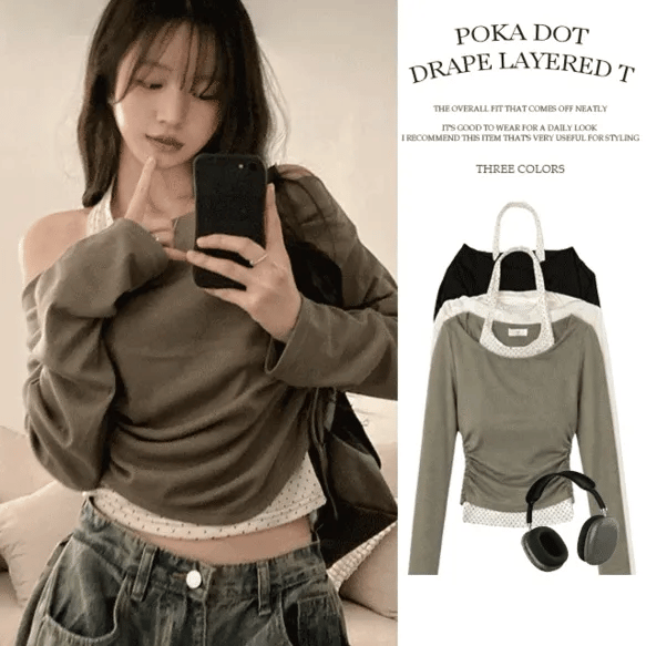 【🩰春裝新品】Halter Dot Top