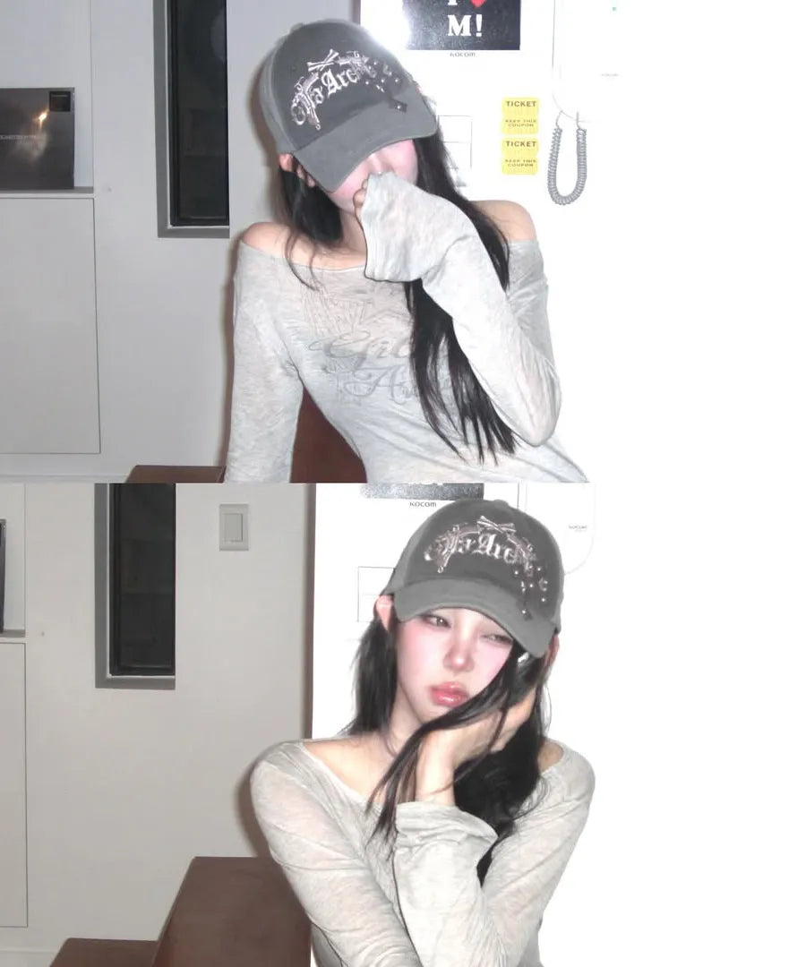 [Same as JISOO] STAR WING SHEER LONG SLEEVE