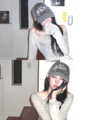 [Same as JISOO] STAR WING SHEER LONG SLEEVE