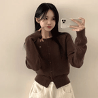 【🩶Daily】Label Cardigan 